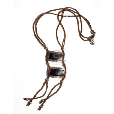 2 pcs. tassled 40mmx20mm rectangular