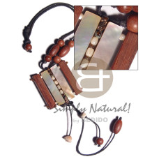 Tassled 50mmx12mm bayong wood mop