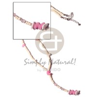 Y necklace 2-3 coconut bleach