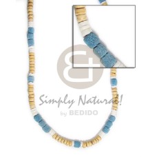 4-5mm nat wht coconut pukalet blue