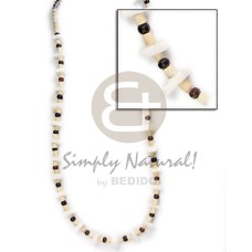 2-3mm coconut heishi bleach