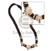 4-5mm coconut pokalet. black bleach