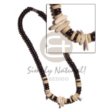 4-5mm coconut pokalet. black bleach