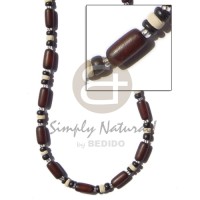 Dark brown buri tube