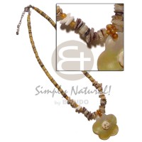 Yellow hammershell heishi buri