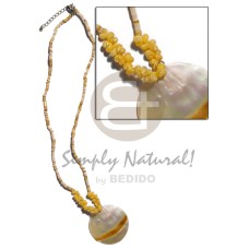 2-3mm gold lip heishe