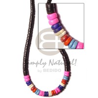 Graduated black in coconut pukalet