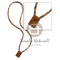 2-3mm coconut heishi tiger