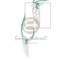 Pastel green 2-3 coconut heishe