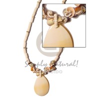 Bleach wood tube everlasting shell