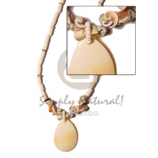 Bleach wood tube everlasting shell