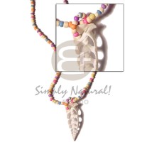 Candy colored 2-3mm coconut pokalet