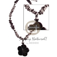 Black and clear stone crystal