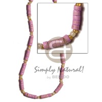 4-5 lavender coconut heishe