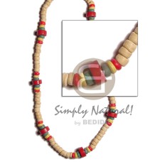 4-5 coconut pukalet natural white red green yellow