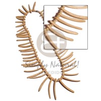 Graduated indian coconut tusk