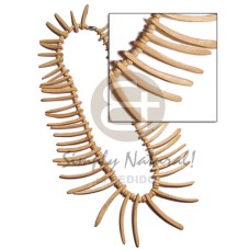 Graduated indian coconut tusk