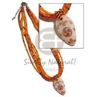 6 rows orange multi layered