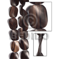 30mmx40mmx6mm camagong tiger ebony hardwood