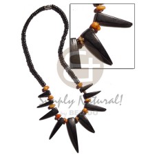 4-5mm black coconut pokalet.