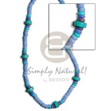 4-5mm coconut pokalet. in blue