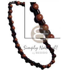 Round bayong wood beads