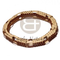 Weaved two toned agsam vine