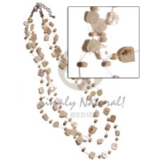 3 rows floating sq. cut