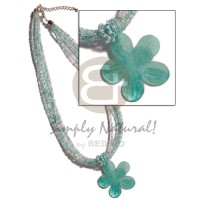 6 rows aqua blue multi