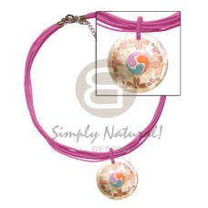 6 layer pink wax cord