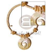 2-3mm natural coconut heishi wire