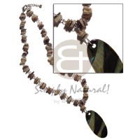 Sq. cut brownlip in metal