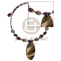 45mmmx20mm oval blacklip skin