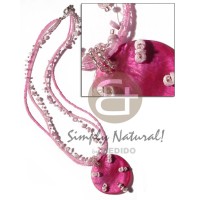 3 layers glass beads