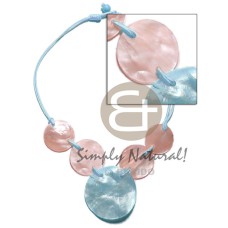 5 round hammershells in pastels