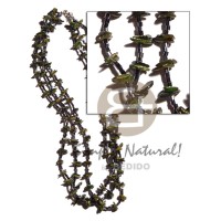 3 layers glass beads