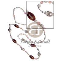 40 in. floating white rainbow sequins glass