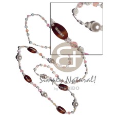 40 in. floating white rainbow sequins glass