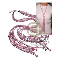 Scarf necklace - 7 rows