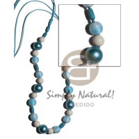 12mm wrapped wood beads w