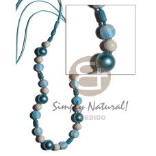 12mm wrapped wood beads w