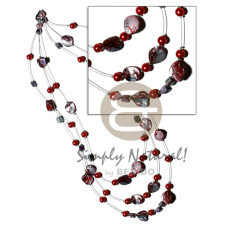 Floating red kabibe shell nuggets