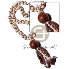 3 layers twisted and tassled