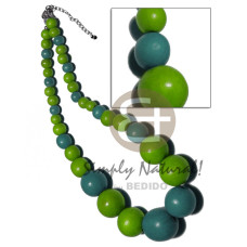 Graduated wood beads 25mm 20mm 15mm 10mm 8mm