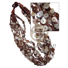 10 rows 8mm round greenshell