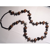 Cleopatra - choker 4-5mm multicolored