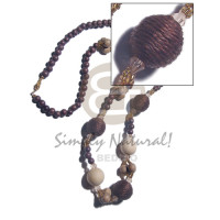 8mm round wood beads