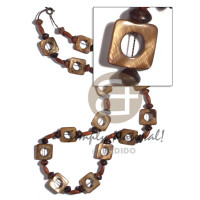 25mmx25mm square laminated golden amber