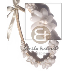 Braided flat abaca choker