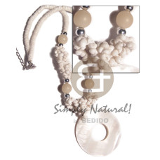 4-5mm white clam heishe